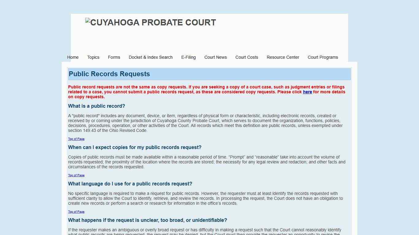 Cuyahoga County Probate Court